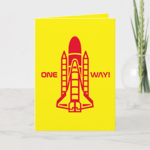 Tarjeta ¡Una Vía! Transbordador Espacial, Nave Espacial