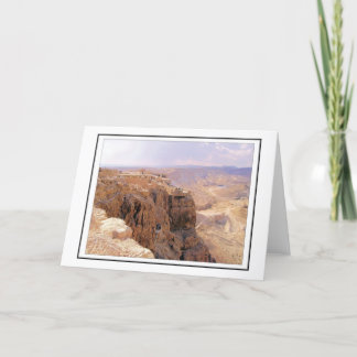 Tarjeta Una vista de Masada
