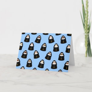 Tarjeta Unas pequeñas monjas ricas