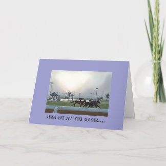 Tarjeta Únase a me en las razas