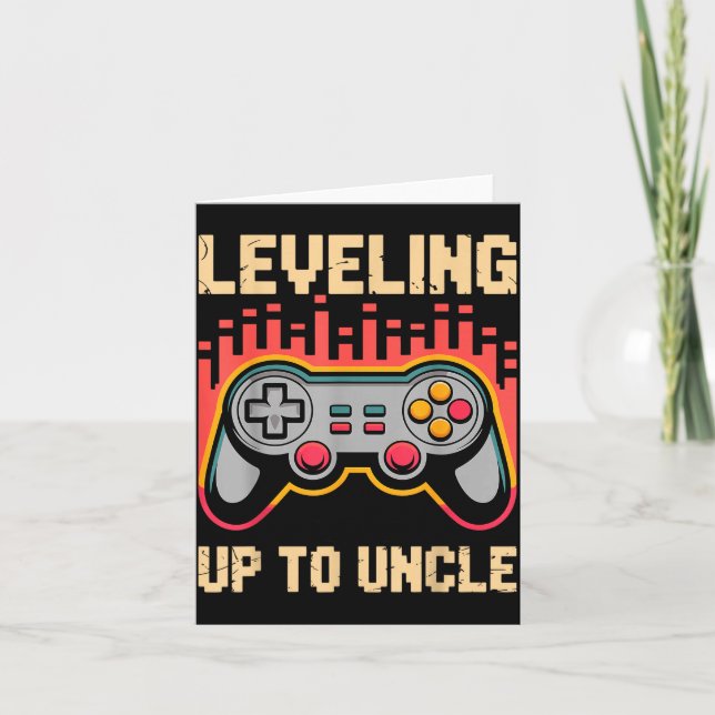 Tarjeta Uncle Art For Uncle Men From Niece Nephew First Ti (Anverso)