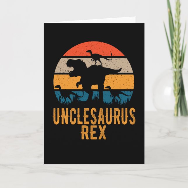Tarjeta Unclesaurus Rex (Anverso)
