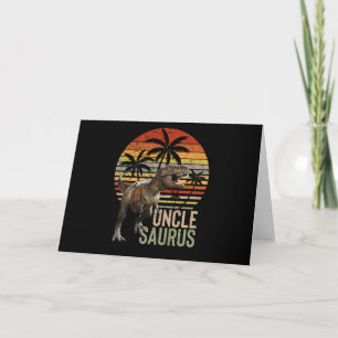 Tarjeta Unclesaurus T Rex Dinosaur Uncle Saurus Family Mat