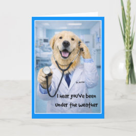 Tarjeta Under the Weather Get Well Card  ST-2