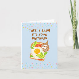 Tarjeta Únete al huevo Sunny Side Up