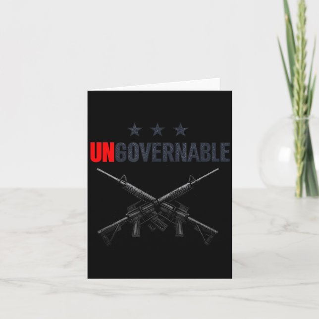 Tarjeta Ungovernable Shirts  (Anverso)