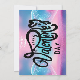 Tarjeta única abstracta colorida y vívida de San V