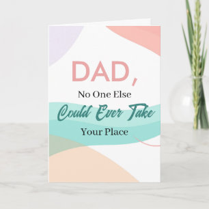 Tarjeta Única de Acuarela para el Día del Padre Pr