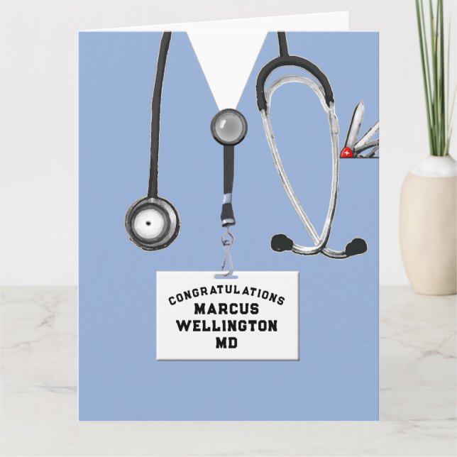 Tarjeta única de graduación de la Escuela de Medic (Anverso)