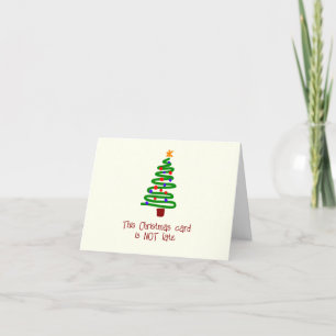 Tarjeta Única de Navidad Tardía Ilustrada a Mano c