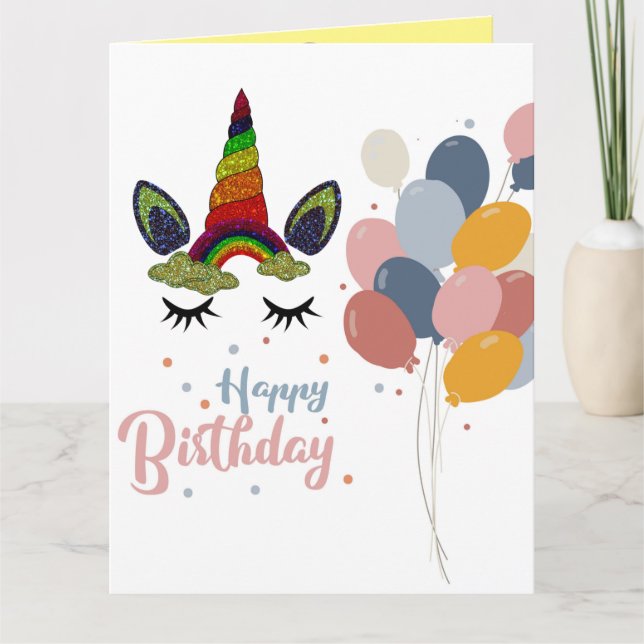 Tarjeta Unicornio (Anverso)