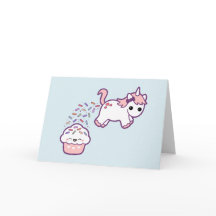 Unicornio con pastel