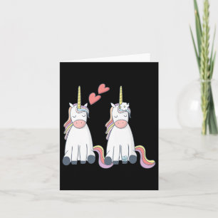 Tarjeta Unicornio Cute Brie Y Groom Inlove Premium