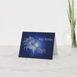 Tarjeta Unicornio de medianoche - Personalizado