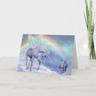 Tarjeta Unicornio del arco iris ArtCard