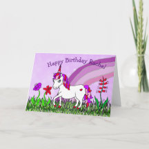 Unicornio personalizado, flores y cumpleaños de la