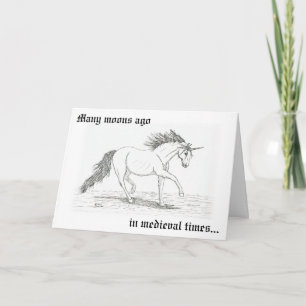 Tarjeta "Unicornios En Los Que Se Creía"