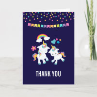 Unicornios Mágicos Bailando Arcoíris de Gracias
