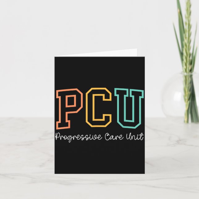 Tarjeta Unidad de atención progresiva de Pcu retro Rn enfe (Anverso)