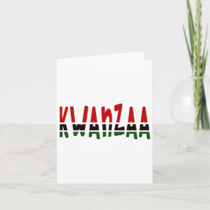 Tarjeta Unidad de Kwanzaa Amor Hombres Mujeres Niños Ameri