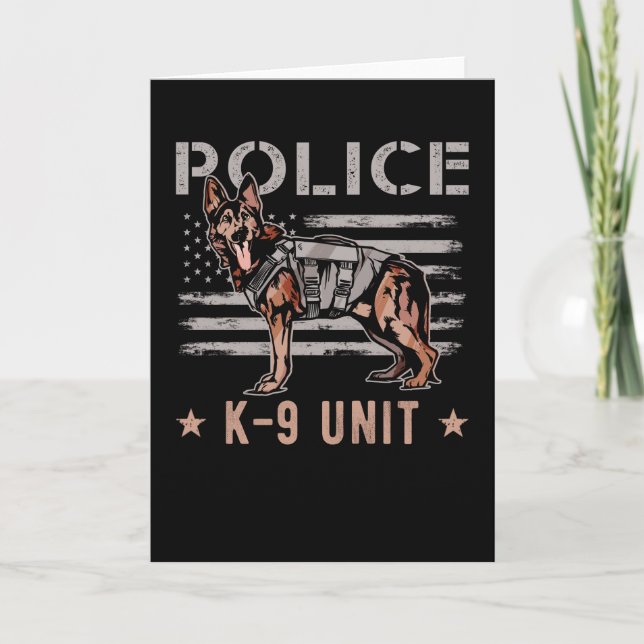 Tarjeta Unidad K9 (Anverso)