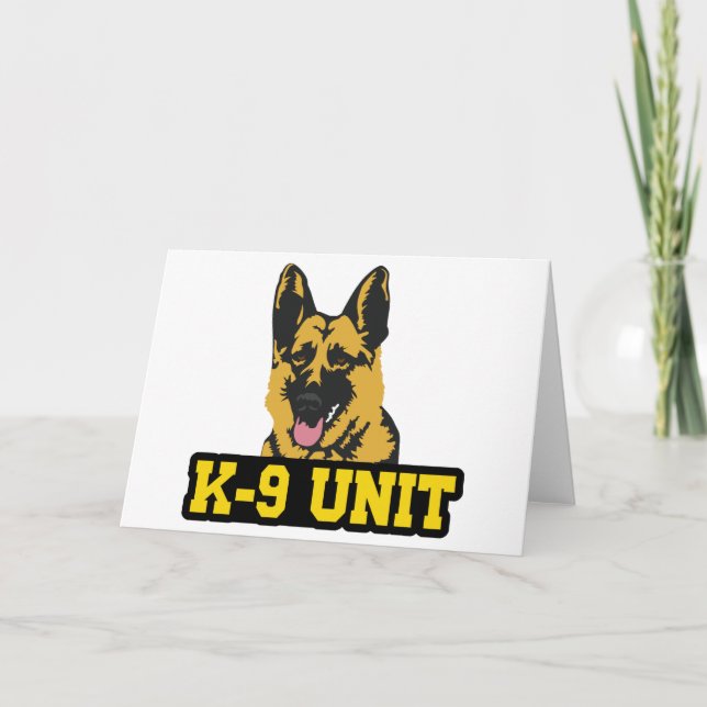 Tarjeta Unidad K-9 (Anverso)