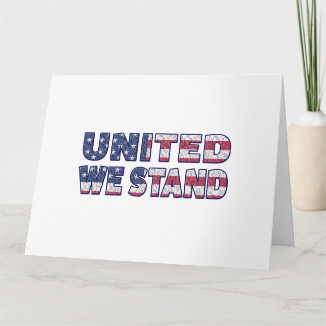 Tarjeta Unidos, estamos (Anverso)