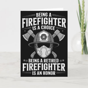 Tarjeta Uniforme de Bombero para Hombres Mujeres Trabajo d