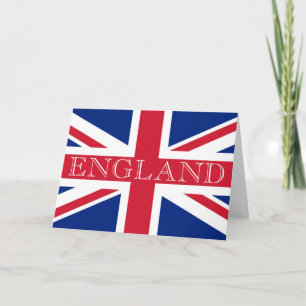 Tarjeta Union Jack Flag England gccnt