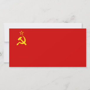 Tarjeta Unión Soviética (URSS) (Martillo y esquisto comuni