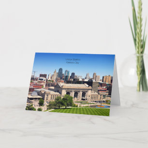 Tarjeta Union Station, Kansas City, fotografía de Missouri