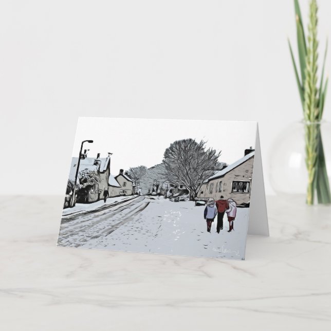 Tarjeta Union Street, Harthill con Woodall. (Anverso)