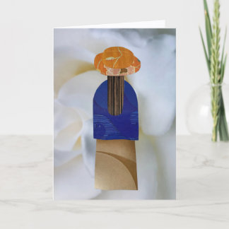 Tarjeta Unique Collage Earth Mama Belle Blank Card