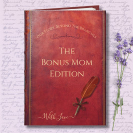 Tarjeta Unique Storybook Bonus Mom Photo Mother’s Day Card