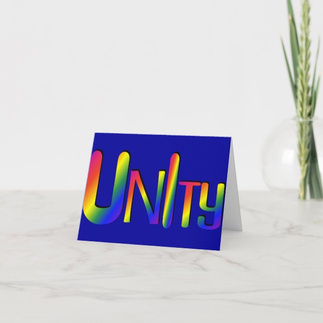 Tarjeta UNIty Notecards (Anverso)
