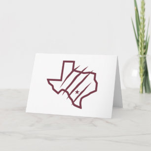 Tarjeta Universidad A&M de Texas-San Antonio   Logo estata