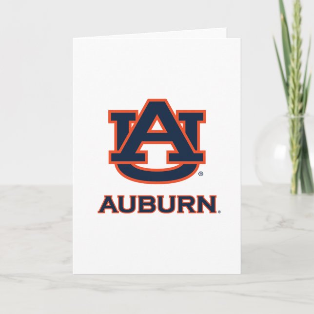 Tarjeta Universidad Auburn | AU Auburn (Anverso)