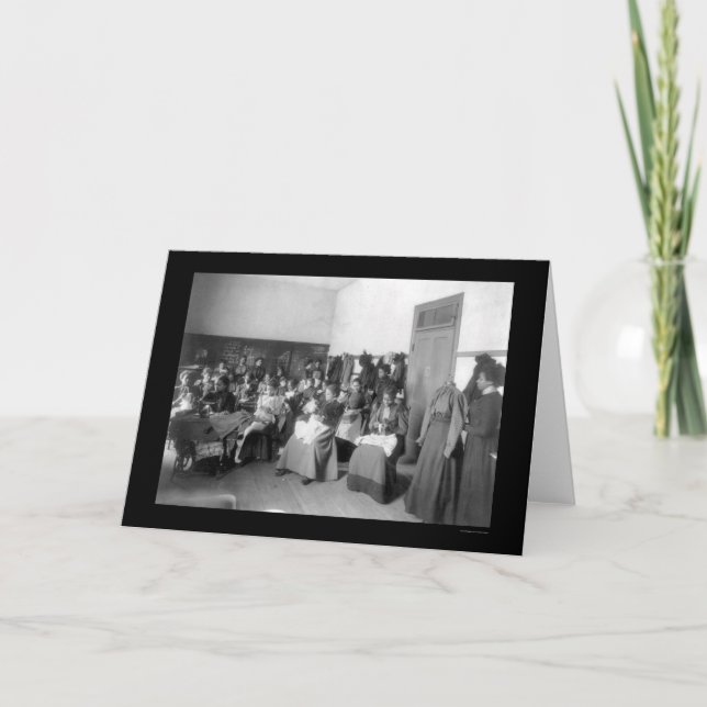 Tarjeta Universidad de costura 1900 de Howard de la clase (Anverso)