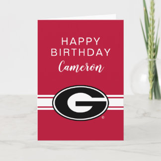 Tarjeta Universidad de Georgia | Cumpleaños