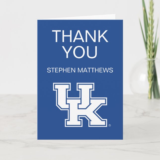 Tarjeta Universidad de Kentucky| Graduación (Anverso)