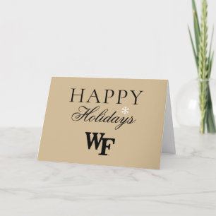 Tarjeta Universidad de Wake Forest   WF