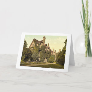 Tarjeta Universidad de Worchester, Oxford, Inglaterra