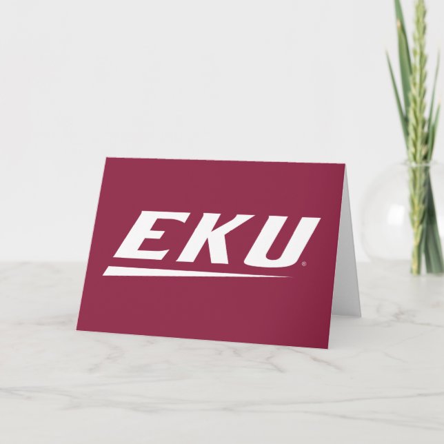 Tarjeta Universidad del Este de Kentucky | EKU (Anverso)