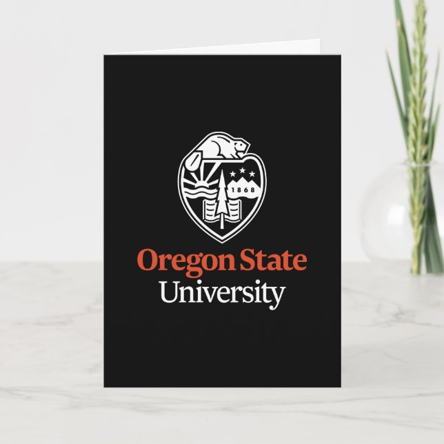 Tarjeta Universidad Estatal de Oregon (Anverso)