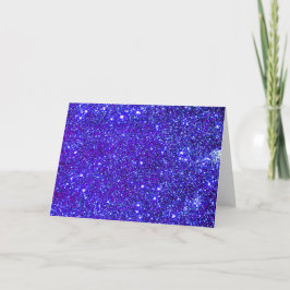 Tarjeta Universo de chispas azules oscuros Cielo nocturno 