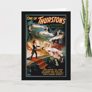 Tarjeta Uno de los misterios asombrosos de Thurston