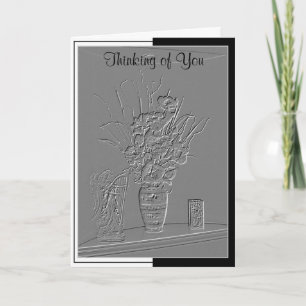 Tarjeta "Uno de mis diseños florales" de 5" x 7" c