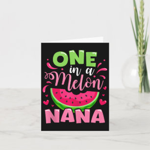 Tarjeta Uno En Melon Nana Summer Birday Party Family M