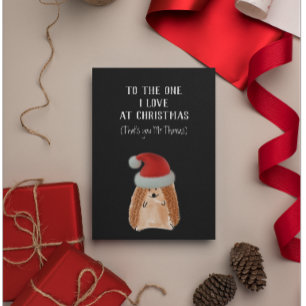 Tarjeta Uno Que Amo A Los Navidades Personalizable