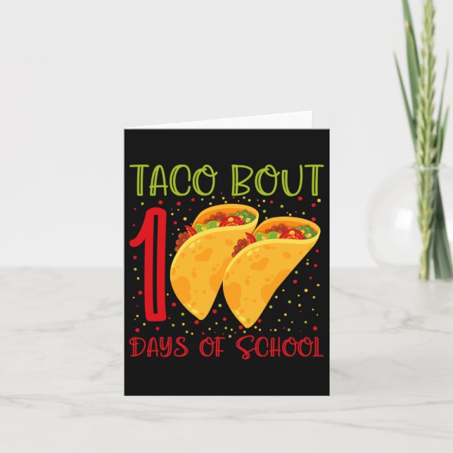 Tarjeta Unos 100 Días De Escuela 100 Días De Diversión Esc (Anverso)